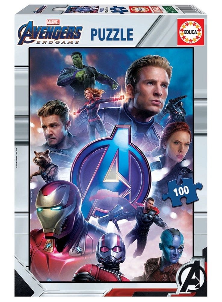 Educa- Jigsaw Puzzle Marvel Avengers Endgame 100 Piece - Image 1