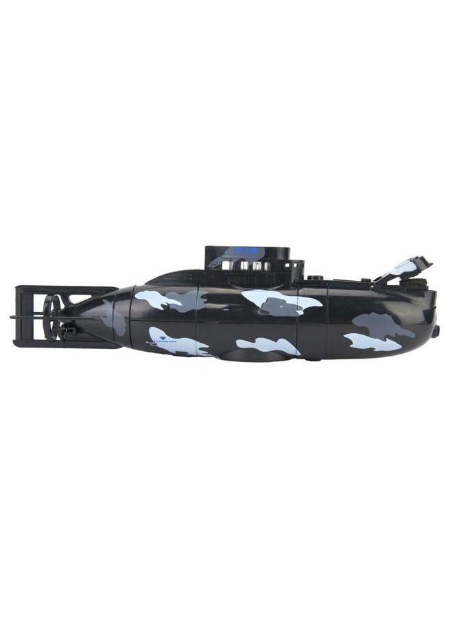 NIBEMINENT Mini Simulation Military Remote Control 6 Channel Submarine Toy Model (Black)  - Image 3