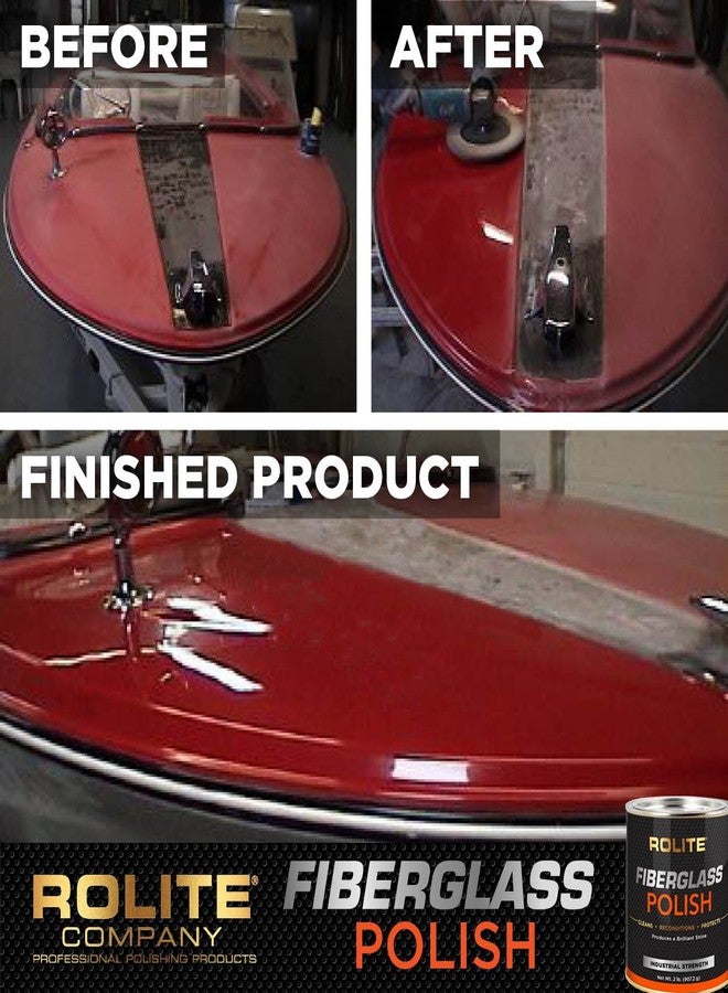 Rolite Fiberglass Polish (2lb) for Removing Water Spots, Staining, Oxidation & Hairline Scratches on Boats, Clearcoat, Acrylic and Polycarbonate - Image 5