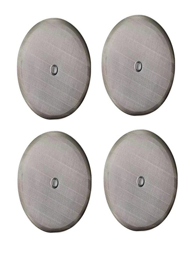 IBETTERN French Press filters 4.5 inch for 50 Oz/1.5 Liter/12cups coffee press, 4 pack french press screen replacement filter with metal center ring - Image 1