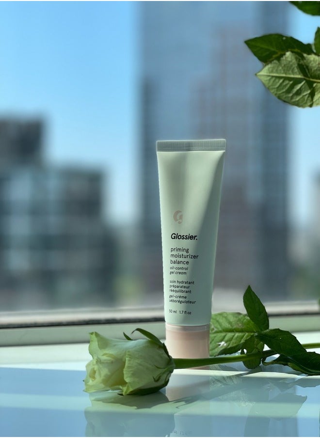 Glossier - GLOSSIER Priming Moisturizer Balance Oil-Control Gel-Cream 50ml - Lightweight Hydration & Shine Control - Image 1