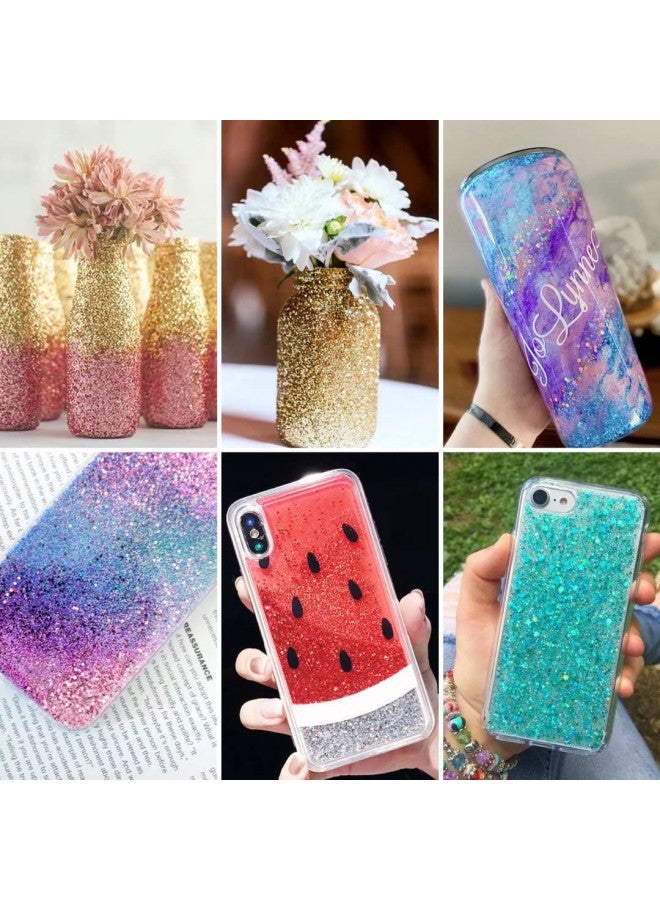 TORC Silver Chunky Glitter 4 OZ Glitter for Resin Crafts Tumblers Cosmetic Makeup Nail Art Festival Decoration - Image 4