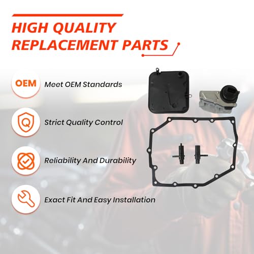 YDMON 42RLE Transmission Shift Solenoid Block Pack Kit, Compatible with Chrysler Dodge Ram1500 Jeep Liberty Dakota 2003-2013, Automotive Replaces Part with Speed Sensors 04800171AA - Image 5