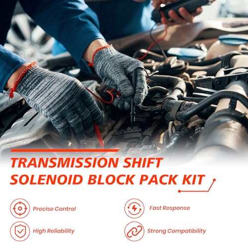 YDMON 42RLE Transmission Shift Solenoid Block Pack Kit, Compatible with Chrysler Dodge Ram1500 Jeep Liberty Dakota 2003-2013, Automotive Replaces Part with Speed Sensors 04800171AA - Image 4