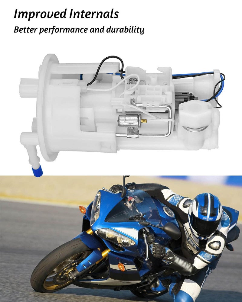 TIKSCIENCE Fuel Pump Assembly Fit for Yamaha YZF R1 2004-2006, for YZF R6S 2006-2009, for YZF R6 2005, Replace 5PW-13907-01-00 5PW-13907-03-00 - Image 3