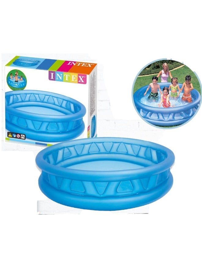 INTEX Soft Side Pool For Kids 188x46cm, Blue