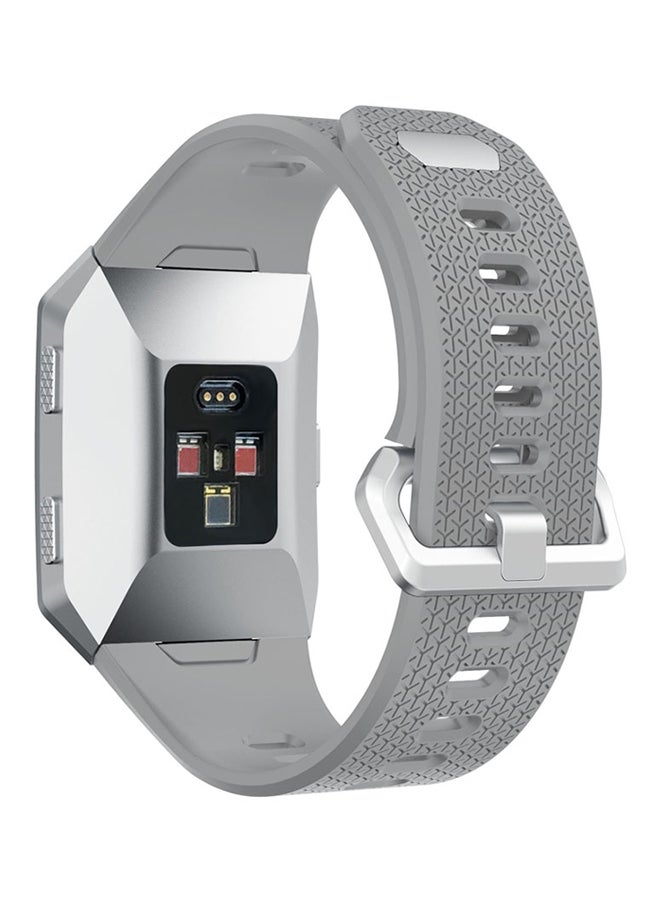 ISank Replacement Sport Band For Fitbit Ionic Grey - Image 3