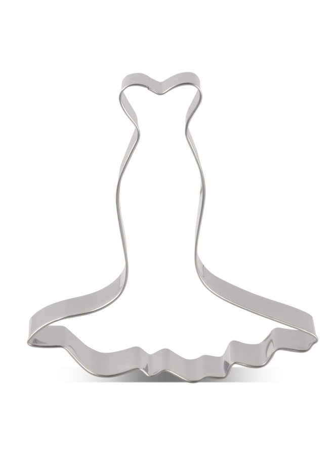 Wedding Dress Cookie Cutter Stainless Steel L Dress A - Image 1