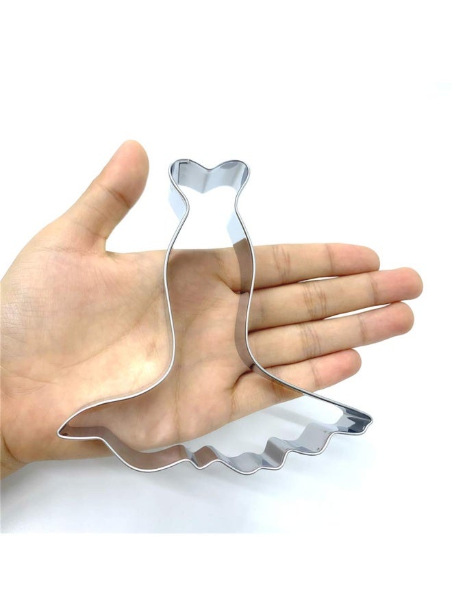 Wedding Dress Cookie Cutter Stainless Steel L Dress A - Image 2