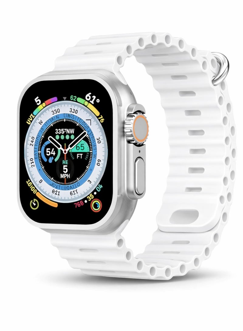 ساعة T800 فائقة الذكاء بشاشة لمس عالية الدقة، مزودة بميزة تتبع اللياقة البدنية ومراقبة معدل ضربات القلب ومستوى تشبع الأكسجين في الدم. - Image 1