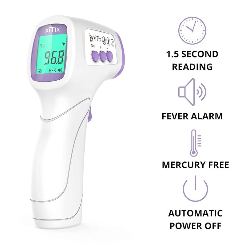 Vandelay Plastic Xitix Infrared Forehead Thermometer Made In India, Non Contact IR Thermometer, Forehead Temperature Gun - Image 4