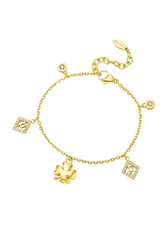 POLICE Sheeny Bracelet for Women Gold Plating with crystalsPEJLB0002109
