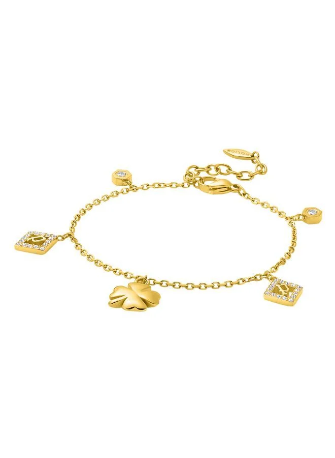 POLICE Sheeny Bracelet for Women Gold Plating with crystalsPEJLB0002109