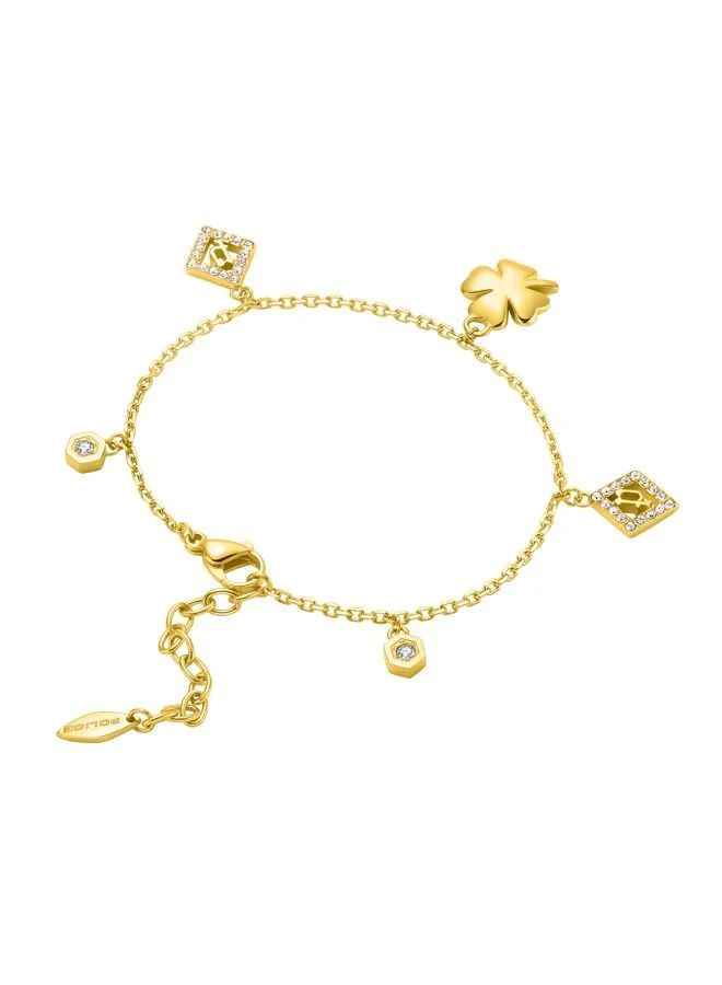 POLICE Sheeny Bracelet for Women Gold Plating with crystalsPEJLB0002109