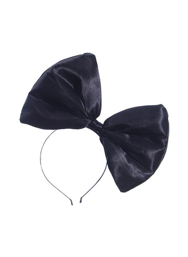 NIBEMINENT Bow Pattern Headband Black