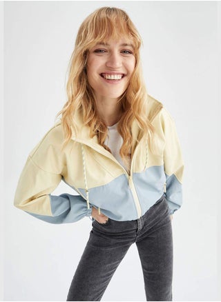 Long Sleeve Colour Block Front Zip Raincoat - pzsku/Z67AF2D932C55509539A8Z/45/_/1740386949/332cfb9b-f04c-4325-a514-7af70ffa9b70