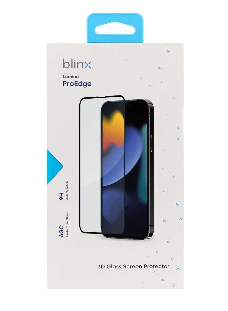 Blinx Blinx 3D Tempered Glass Screen Protector Clear For Iphone 14 plus/ 13 Pro Max  - Image 3