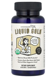 LEGENDAIRY Milk Liquid Gold® 60 Vegan Capsules 
