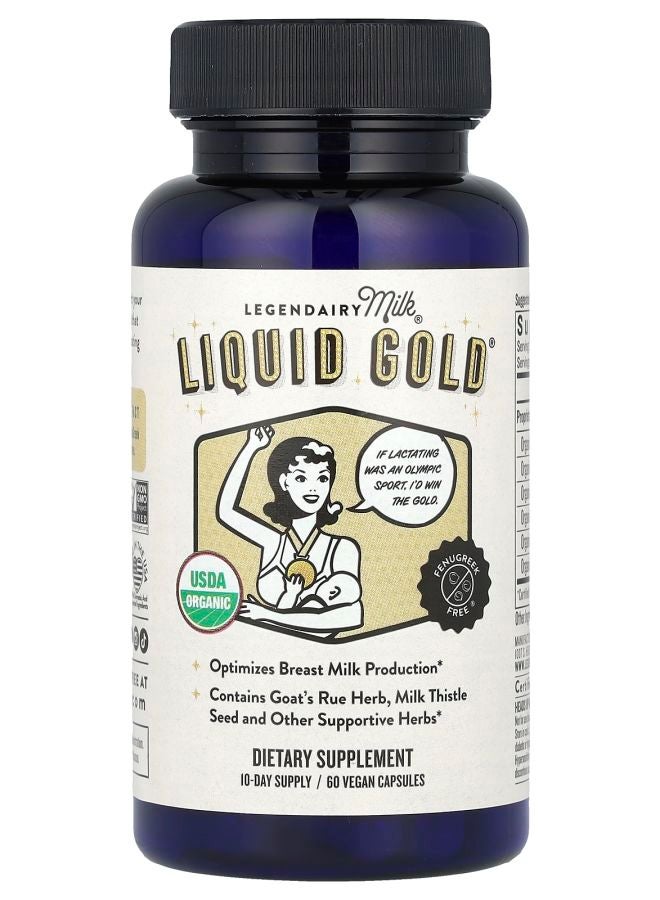 LEGENDAIRY Milk Liquid Gold® 60 Vegan Capsules