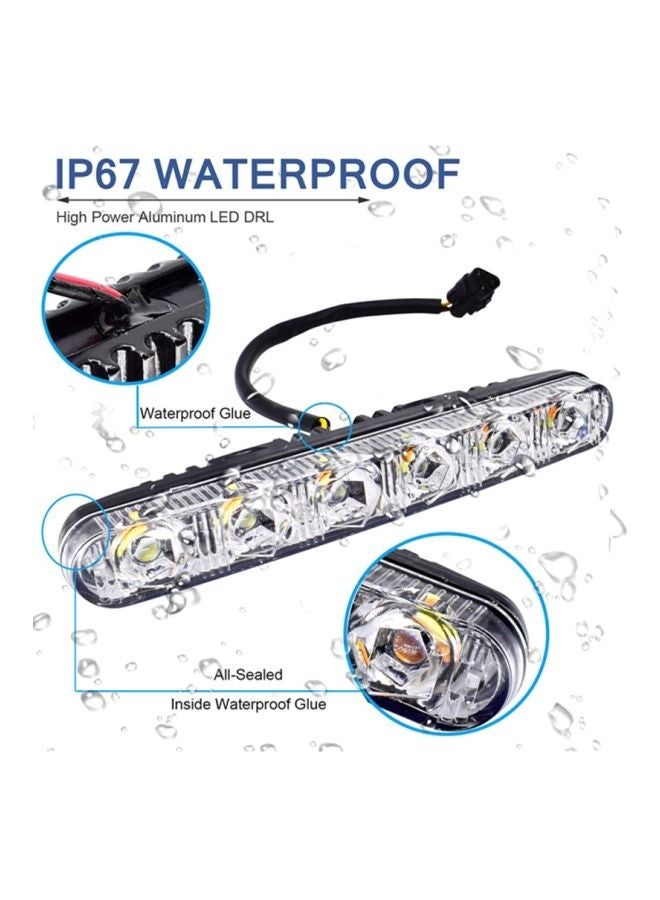MUNTAQI 2-Piece 6 LED DRL Car Light - Image 3