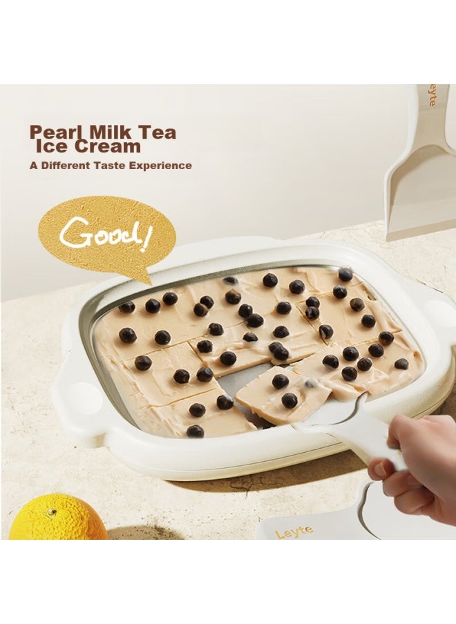 Pin Yu Ice Cream Maker, Self-service Fruit, No Electricity Required, Ice Cream And Yogurt Machine, Small Home Use, Children's Mini Ice Cream Maker, Yellow