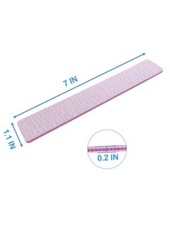 GigaGround 80/80 Grit Nail Files (25 Pcs), Coarse Emery Boards for Acrylic Nails and Gel Nails, Nail File Double Sided 80 Grits Emory Professional Nail Filers Pack  - Image 4