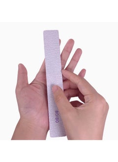 GigaGround 80/80 Grit Nail Files (25 Pcs), Coarse Emery Boards for Acrylic Nails and Gel Nails, Nail File Double Sided 80 Grits Emory Professional Nail Filers Pack  - Image 5