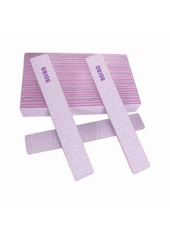 GigaGround 80/80 Grit Nail Files (25 Pcs), Coarse Emery Boards for Acrylic Nails and Gel Nails, Nail File Double Sided 80 Grits Emory Professional Nail Filers Pack  - Image 1