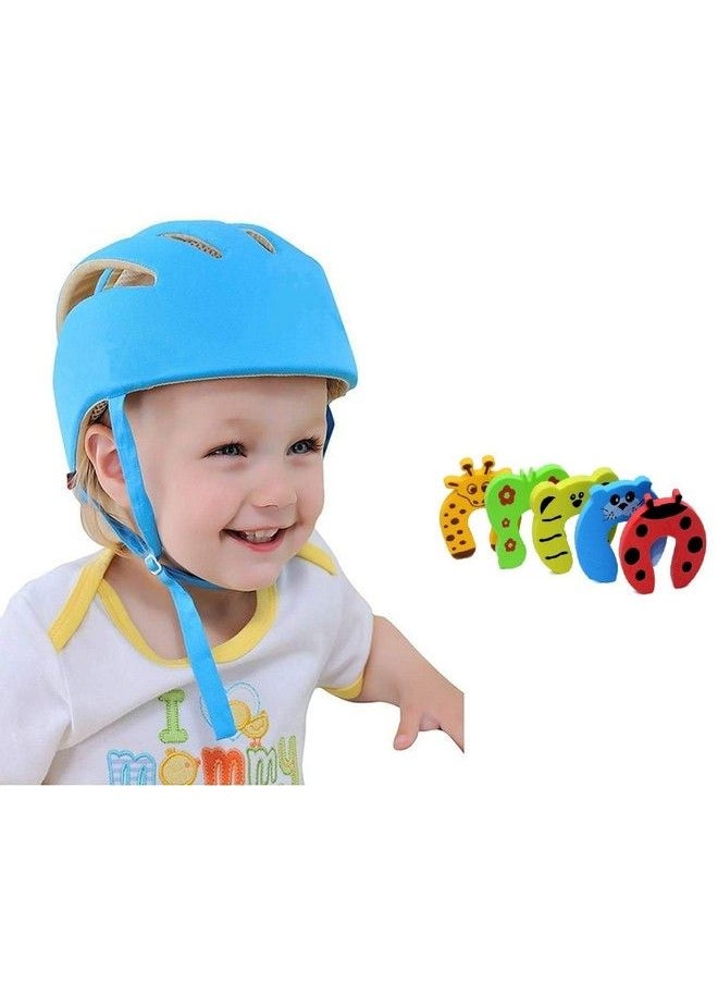 Baby Safety Helmet (Blue1) And Door Stopper (5 Pcs) - pzsku/Z67AFB64D879A1849C90BZ/45/_/1692272997/c95c1e89-b973-42f1-b21e-5f77443c1f12