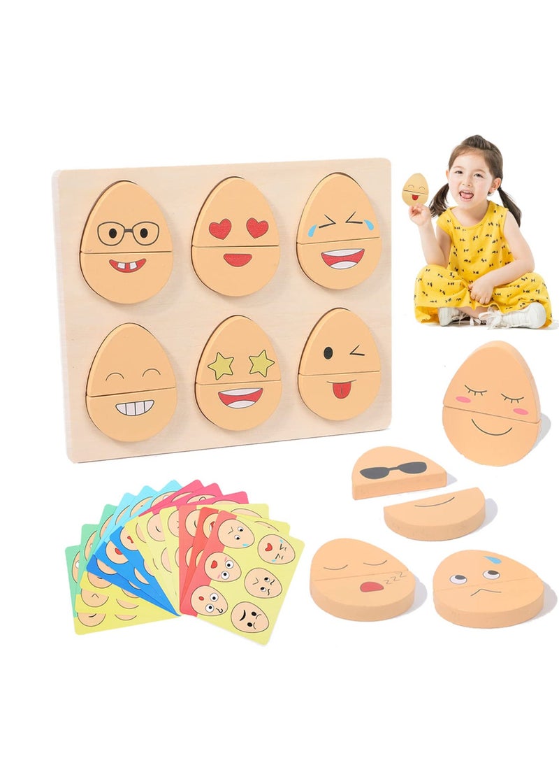 general Montessori Toys for 2-6 Year Old,Toddlers Wooden Expressions 32 in 1 Preschool Kids Wood Gifts,Autism Sensory Educational Toys for Boys Girls Age 3-5, Stocking Stuffers for Kids - Image 1