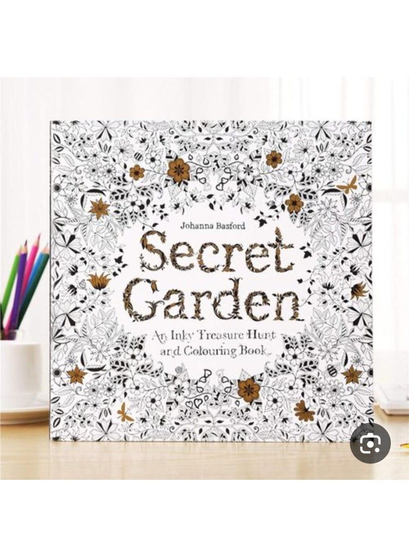 الحديقة السرية: البحث عن الكنز بالحبر وكتاب التلوين