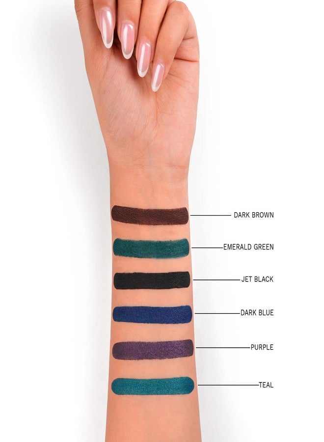 باك قلم تحديد العيون الجل الملون من باك إنتنس، لون أسود فاحم | يدوم 36 ساعة | مقاوم للتلطخ والماء | سهل الاستخدام - Image 3