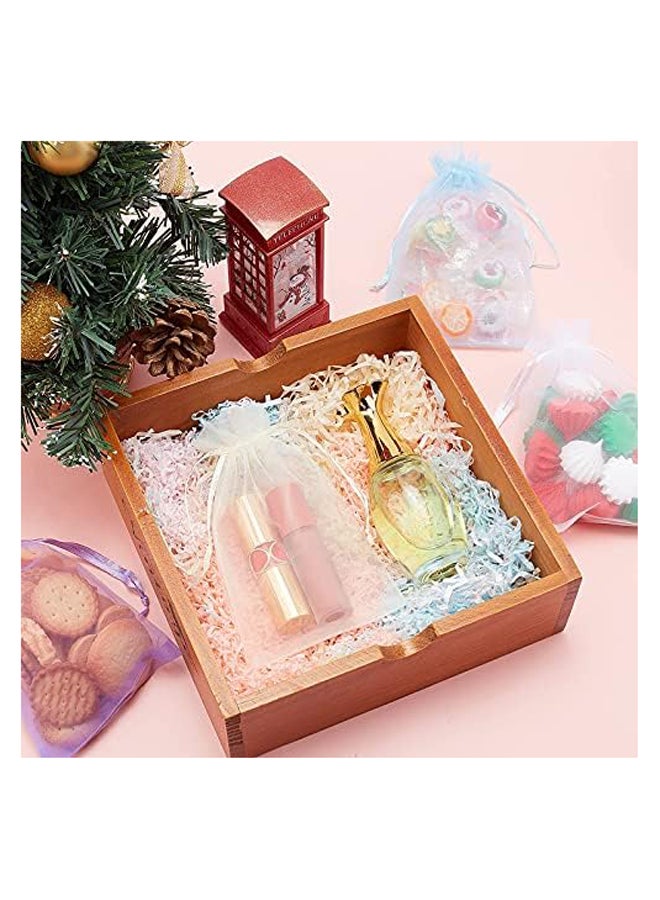 200pcs 4x6 Inch Organza Bags 20 Color Sheer Gift Bags with Drawstring Organza Jewelry Bags Chiffon Bags Candy Bags Pouches for Wedding Easter Party Festival Favor Gift Bags  - Image 4