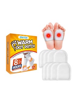 ERAYCEE Foot Warm Patch 6 PCS Safe And Adhesive Heat Patch  Feet Warmers For On-The-Go Warmth For Outdoor Activities Skiing Hiking Heating Patch Winter Body Warmer  - Image 1