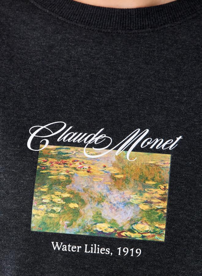SP Characters Sweatshirt with Claude Monet Print - Image 3