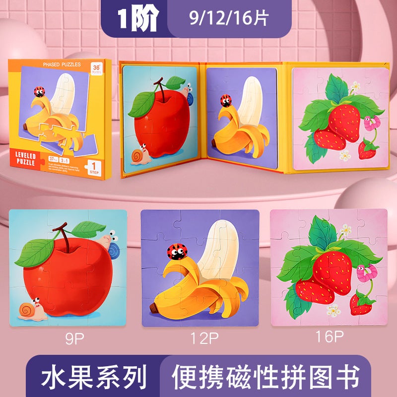 Children'S Magnetic Puzzles, Advanced Educational Puzzles, Educational Toys For Boys And Girls, Magnetic Puzzles For Ages 2-3 To 6 Years Old - Image 1