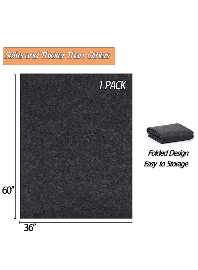 Generic 36 x 60 Inch Oil Spill Mat for Garage, Garage Floor Oil Change Mat for Driveway Under Car, Oil Pads Drip Leak Mat with Weather Backing, Reusable, Washable, Non Slip, Protects Floor  - Image 2