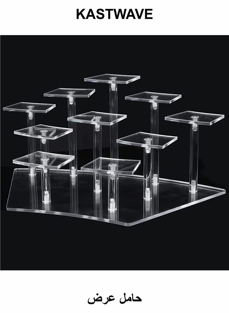 KASTWAVE Acrylic Display Stand Risers Display Stand for Figures Collectibles, Toys and Dolls, Jewelry - Image 1
