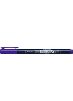 Tombow Fudenosuke Colors F. Tip Pen Purple 