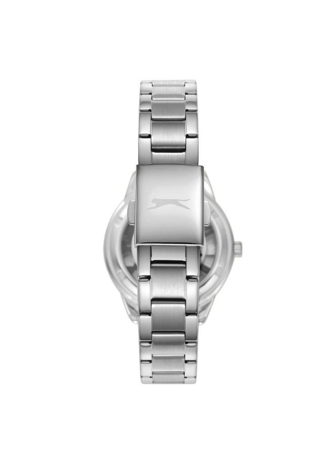 Slazenger SLAZENGER SL.9.2339.3.01 Women's Analog Display Watch & Metal Strap Silver  - Image 4