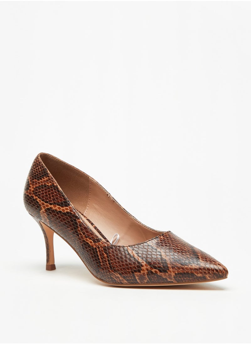 Flora Bella By Shoexpress - Women Solid Slip-On Pumps with Stiletto Heels - Image 1