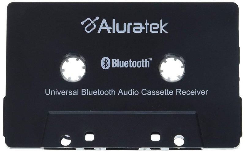 Aluratek Universal Bluetooth Audio Cassette Receiver, Built-in Rechargeable Battery, Up to 8 Hours Playtime, Audio Receiving up to 33 Feet, ABCT01F - Image 1