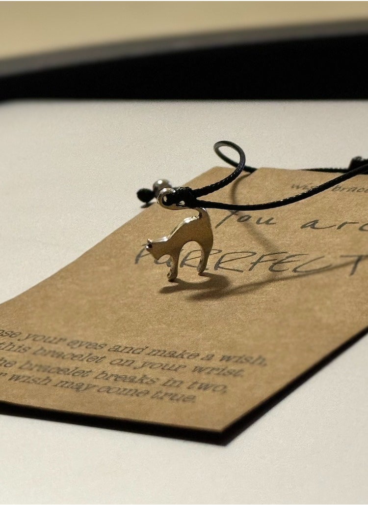 Generic - Personalized Cat Bracelet Cat's Lover Gift Custom Jewelry Best Friend Gift Friendship Bracelet - Image 1