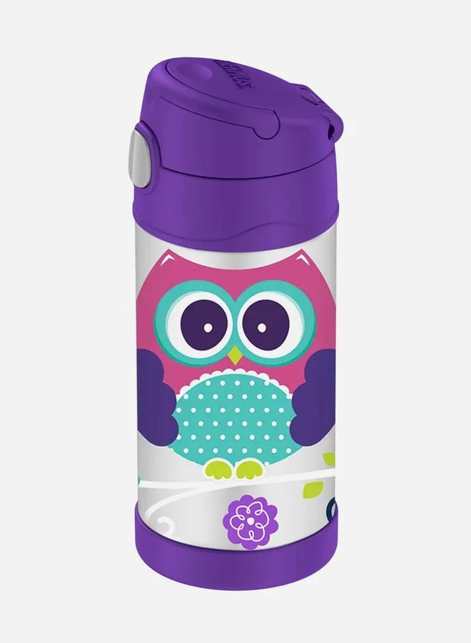 THERMOS Funtainer Stainless Steel Kids Owl Bottle, 355ml