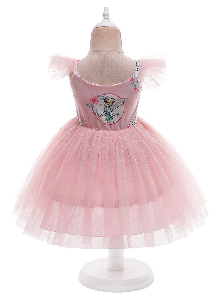 Loquat Pure color gauze girl dress lovely four seasons - Image 2