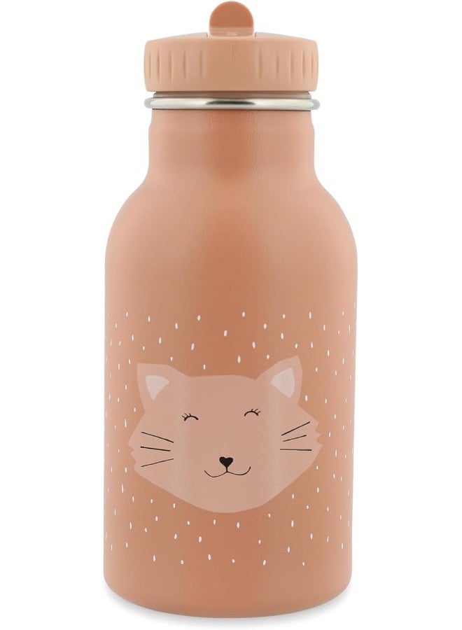 Trixie Stainless Steel Thermos Flask for Children 350ml (Mrs. Cat) - Image 1