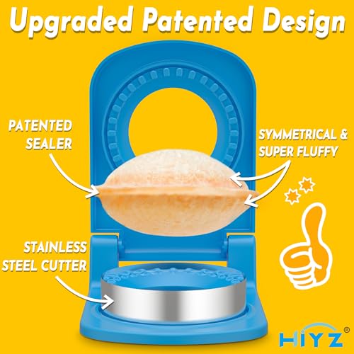 HiYZ Sandwich Cutter and Sealer - Stainless Steel Decruster Sandwich Maker - Peanut Butter and Jelly Crustless Sandwich Bread Pancake Maker Cookie Cutter for Kids Children Boys Girls - Image 2