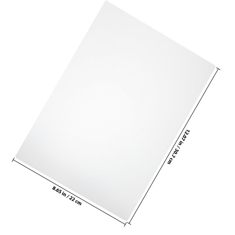 100pcs Transparent Laminating Sheet Thermal Laminating Pouches Photo Laminating Film (A4) - Image 2
