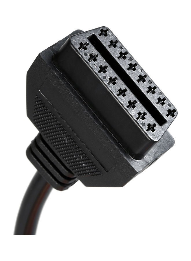 NIBEMINENT OBD-II 20pin to 16pin Diagnostic Adapter Converter Extension Cable Replacement for Kia 30cm - Image 5