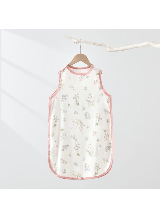 Baby Sleeping Bag Summer Thin Style Baby Sleeping Cotton Comfortable Infant Cartoon Children's Sleeveless Vest Gauze Toddler